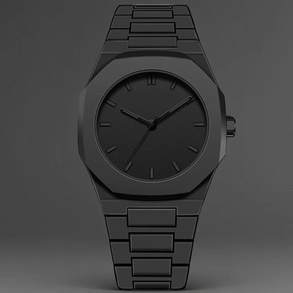 Minimalist light-weight Black Watch