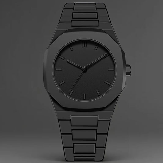 Minimalist light-weight Black Watch